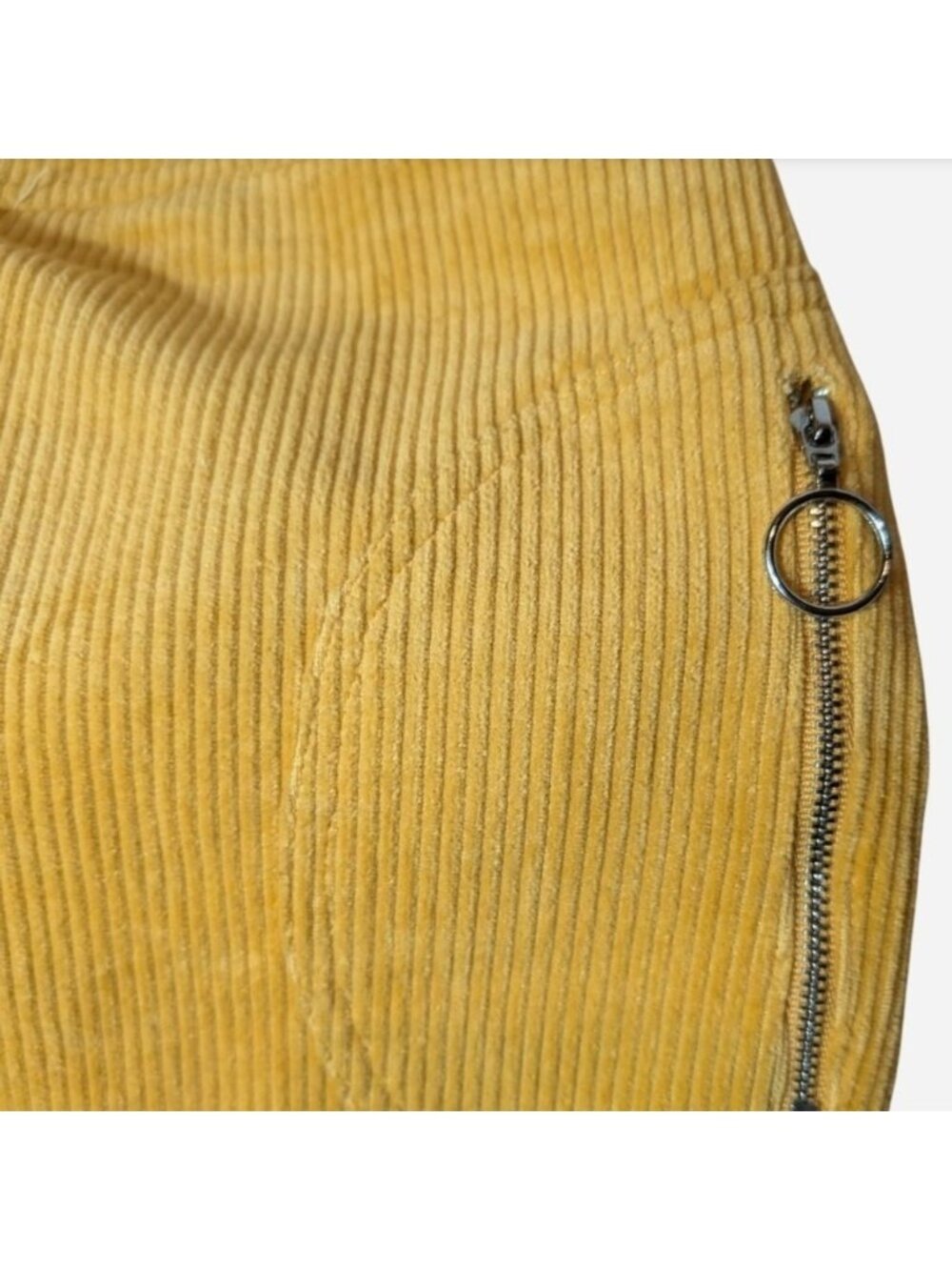 Yellow Mini Skirt - Picture 3 of 4
